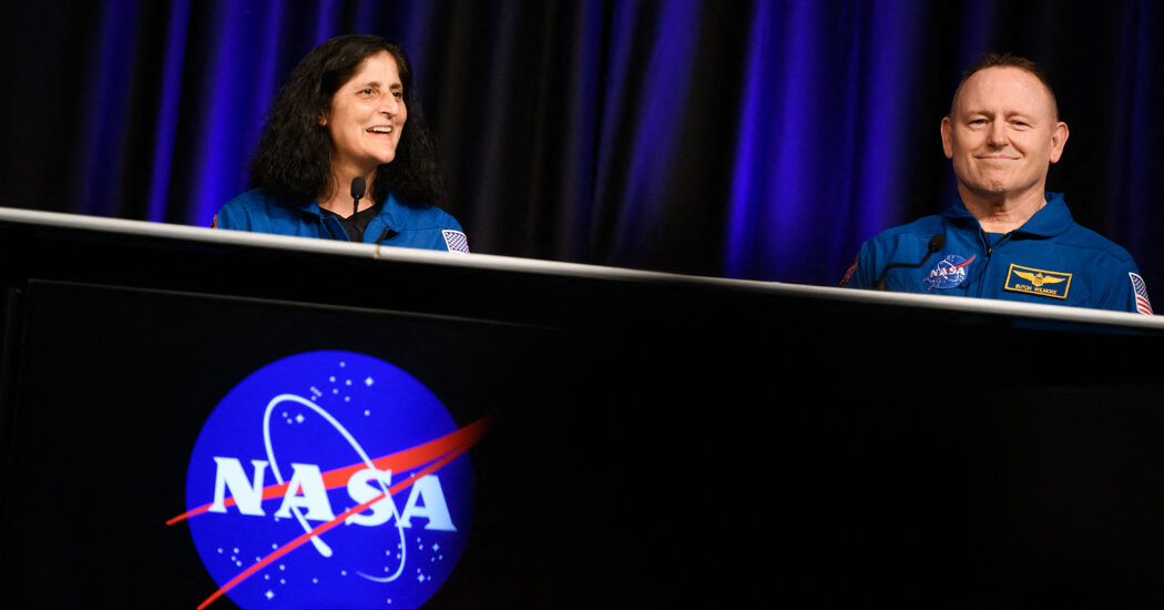 NASA Astronauts Reflect After Extended Mission at ISS